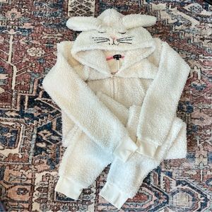 Nordstrom Cozy Zoe Bunny Onsie Sz Small Loungewear or Costume Appropriate!